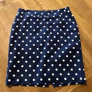 Merona Polka Dot Pencil Skirt, size 4